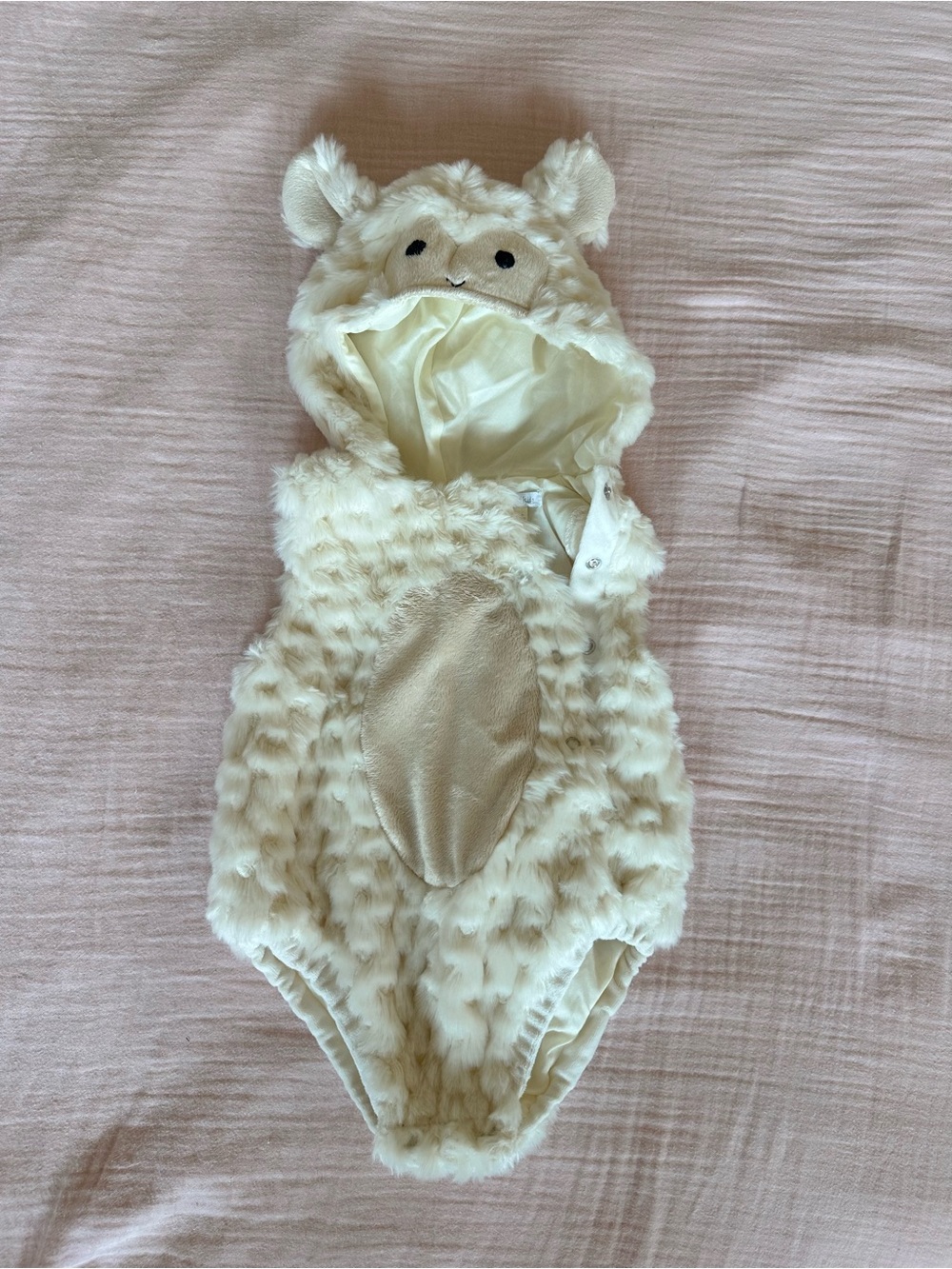 Pottery Barn Kids Plush Lamb Hooded Costume in Cream - Picture 2 of 4
